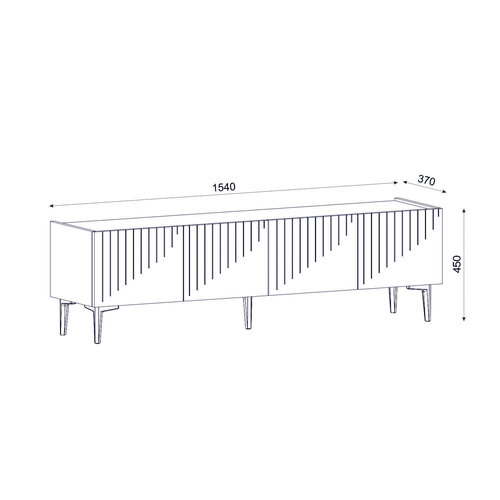Măsuță TV Draw Sapphire Oak
