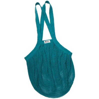 Tierra Verde Sieťovka z biobavlny s dlhým uchom – modrozelená