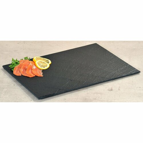 Kesper 38101 Servirni pladenj iz skrilavca, 40 x30 cm