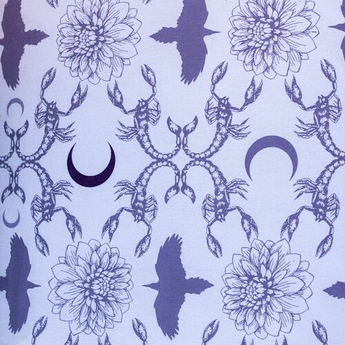 Jerry Fabrics Bavlnené obliečky Wednesday Purple, 140 x 200 cm, 70 x 90 cm