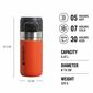 Stanley Quick Flip Vacuum Bottle 470 ml Tigerlily