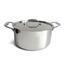 Cratiță din inox Kitchisimo cu capac Chef, 5 l, 24 cm