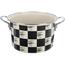 Orion Smaltovaný hrniec Šachovnica Lem, 3 l, pr. 20 cm