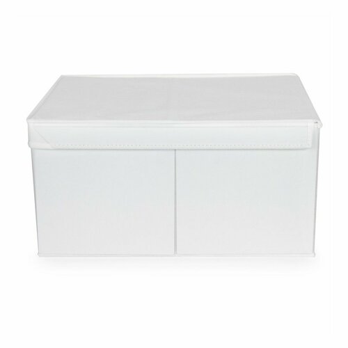 Cutie pliabilă de depozitare Compactor Wos din carton, 40 x 50 x 25 cm, alb