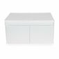 Compactor Складаний ящик для зберігання Wos, 40 x 50 x 25 см, білий