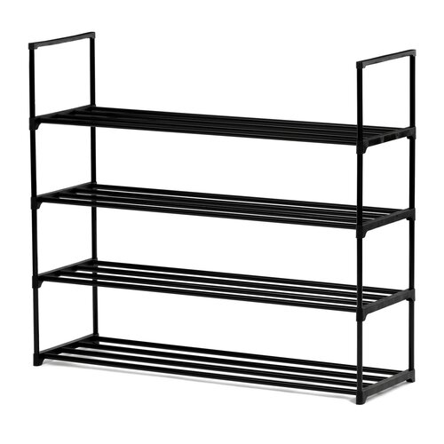 Raft pentru pantofi GD-406 BK, metal, negru