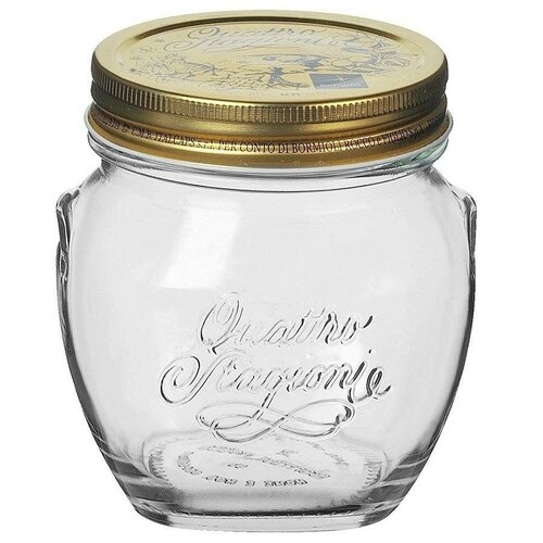 Bormioli Rocco Einmachglas mit Deckel Quattro Stagioni Anfora, 300 ml