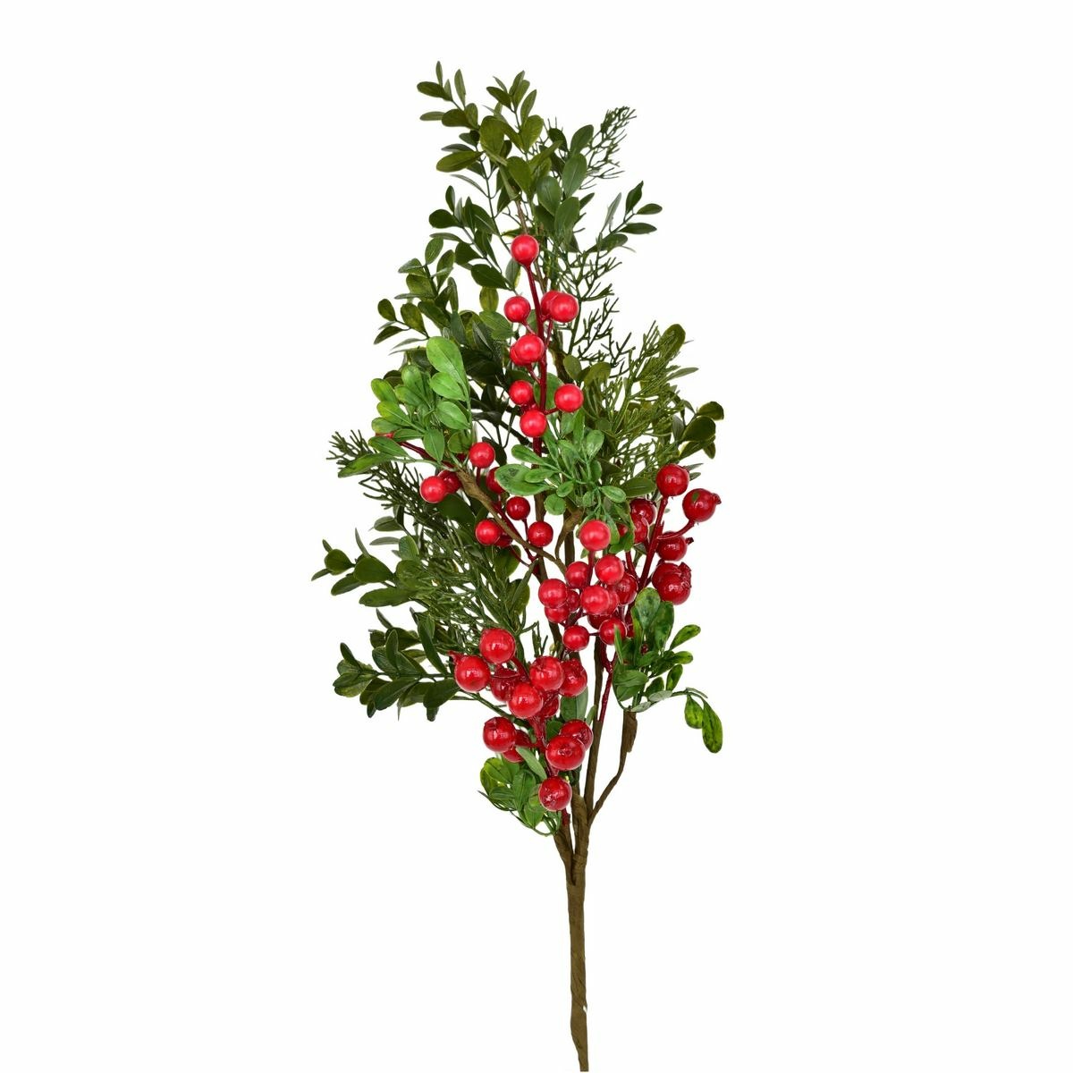 Karácsonyi díszített ág Navara, 70 cm