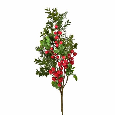 Božična okrašena veja Navara, 70 cm