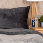4Home Pościel mikroflanela Stripe szary, 140 x 200 cm, 70 x 90 cm