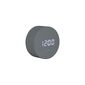 Karlsson 5981GY dizajnové LED hodiny s budíkom sivá, pr. 9 cm