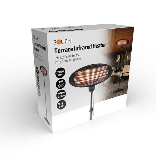 Solight Infrazářič na terasu 2000W