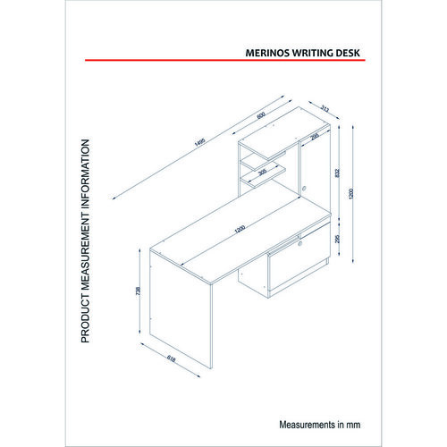 Birou Merinos White