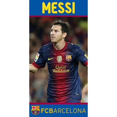 Osuška FC Barcelona Messi, 75 x 150 cm