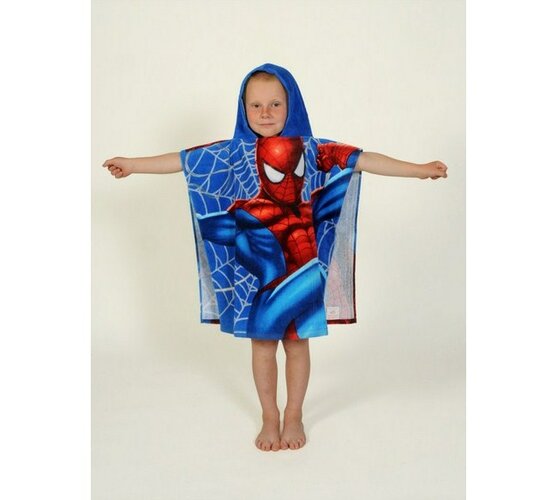 Pončo Spiderman, 60 x 120 cm