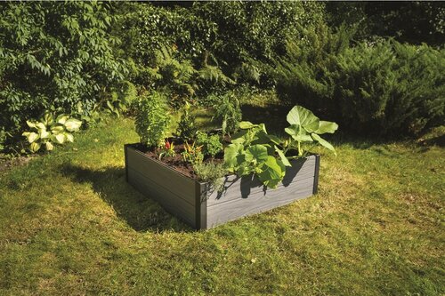 Keter záhon Maple 106 x 106 x 32 cm, sivá