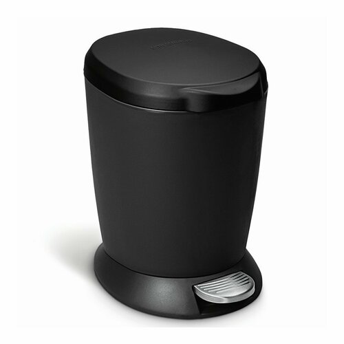 Simplehuman Pedalno košaro Slim 6 l, črna