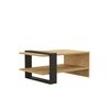 Konferenční stolek Yonca Anthracite and Sapphire Oak