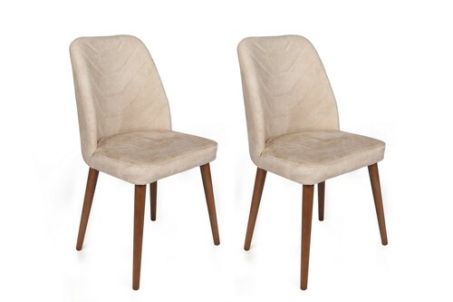 Dallas Beige étkezőszék szett, 4 db