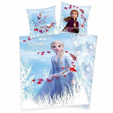 Herding Detské bavlnené obliečky Frozen, 140 x 200 cm, 70 x 90 cm