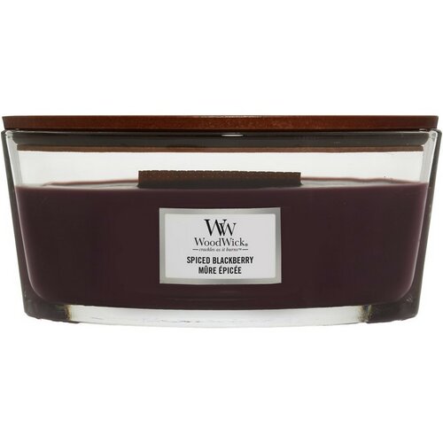 WoodWick Vonná svíčka loď Spiced Blackberry, 453 g