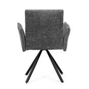 Set de scaune de sufragerie cu mecanism deîntoarcere DCH-W1117 GREY2, 2 buc.