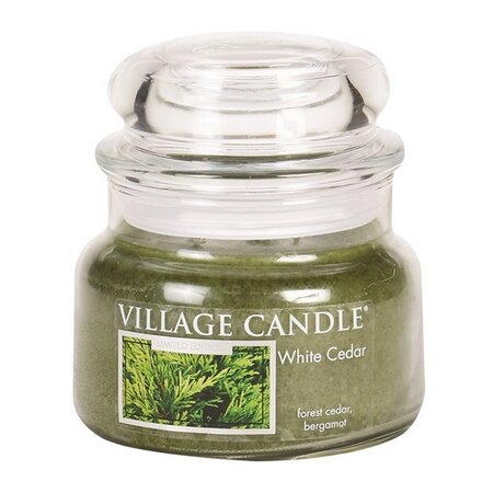 Village Candle Vonná svíčka ve skle Cedrové dřevo - White Cedar, 269 g