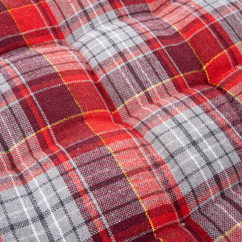 Home Elements Prešiti sedežni blazin Kárordeče-siva, 40 x 40 cm