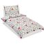 Bellatex Baumwollbettwäsche Mohnblumen rot, 140 x 200 cm, 70 x 90 cm