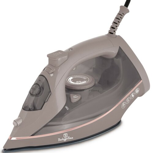 BerlingerHaus Žehlička napařovací 2200 W Taupe