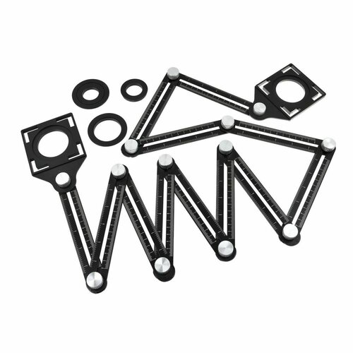 Večnamensko dvanajstdelno zložljivo ravnilo