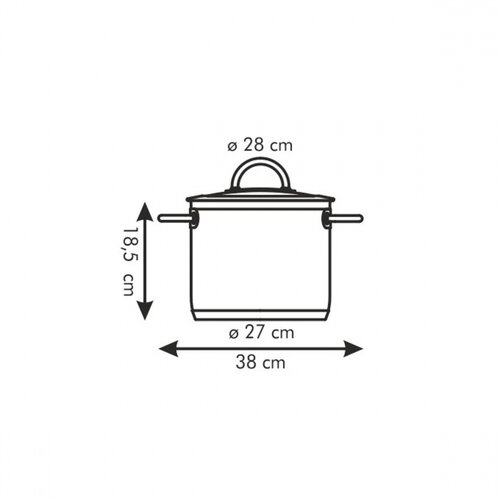 Tescoma Topf mit Deckel VISION, 28 cm