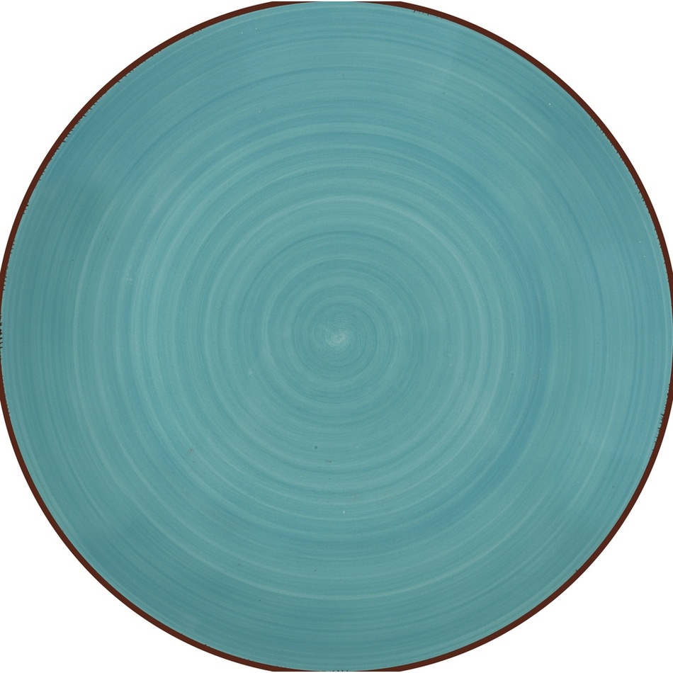 Farfurie de desert din ceramică Lamart LT9088 Happy , diametru 19 cm, albastru