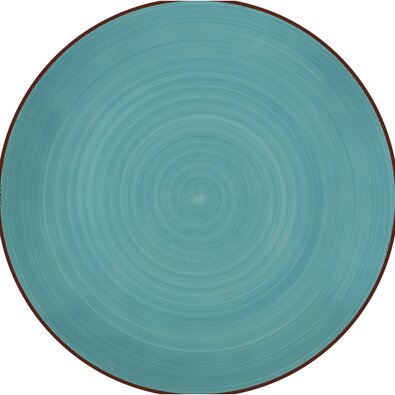 Farfurie de desert din ceramică Lamart LT9088 Happy , diametru 19 cm, albastru