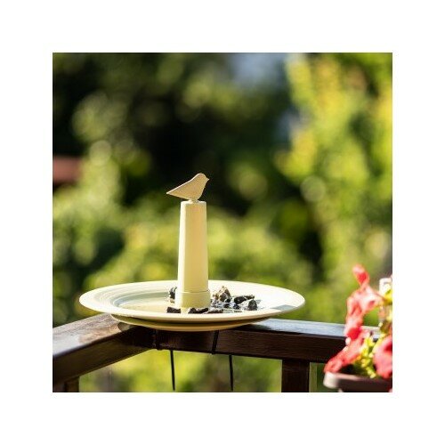 Plastia Napájadlo pre vtáky Finch, olivová