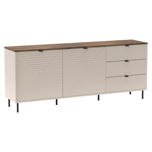 Komoda EYCO, světle béžová