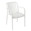 Zahradní židle 45,5 x 57 x 45/81 cm, bílá