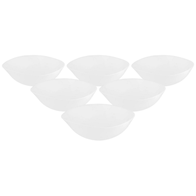 Altom White harmony opálüveg tálka készlet 16 cm, 6 db
