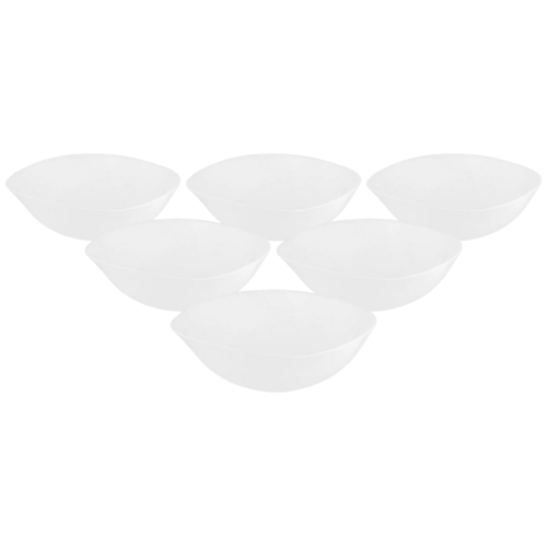 Altom Sada misiek z opálového skla White harmony 16 cm, 6 ks