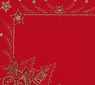 Vánoční ubrus s potiskem, červená, 85 x 85 cm