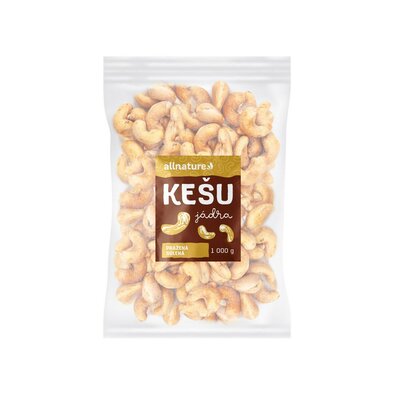 Allnature Kešu pražené solené, 1 kg