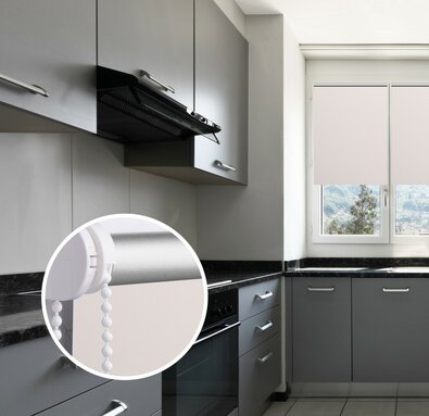 Рулонна штора Thermo жовта, 73 х 150 см