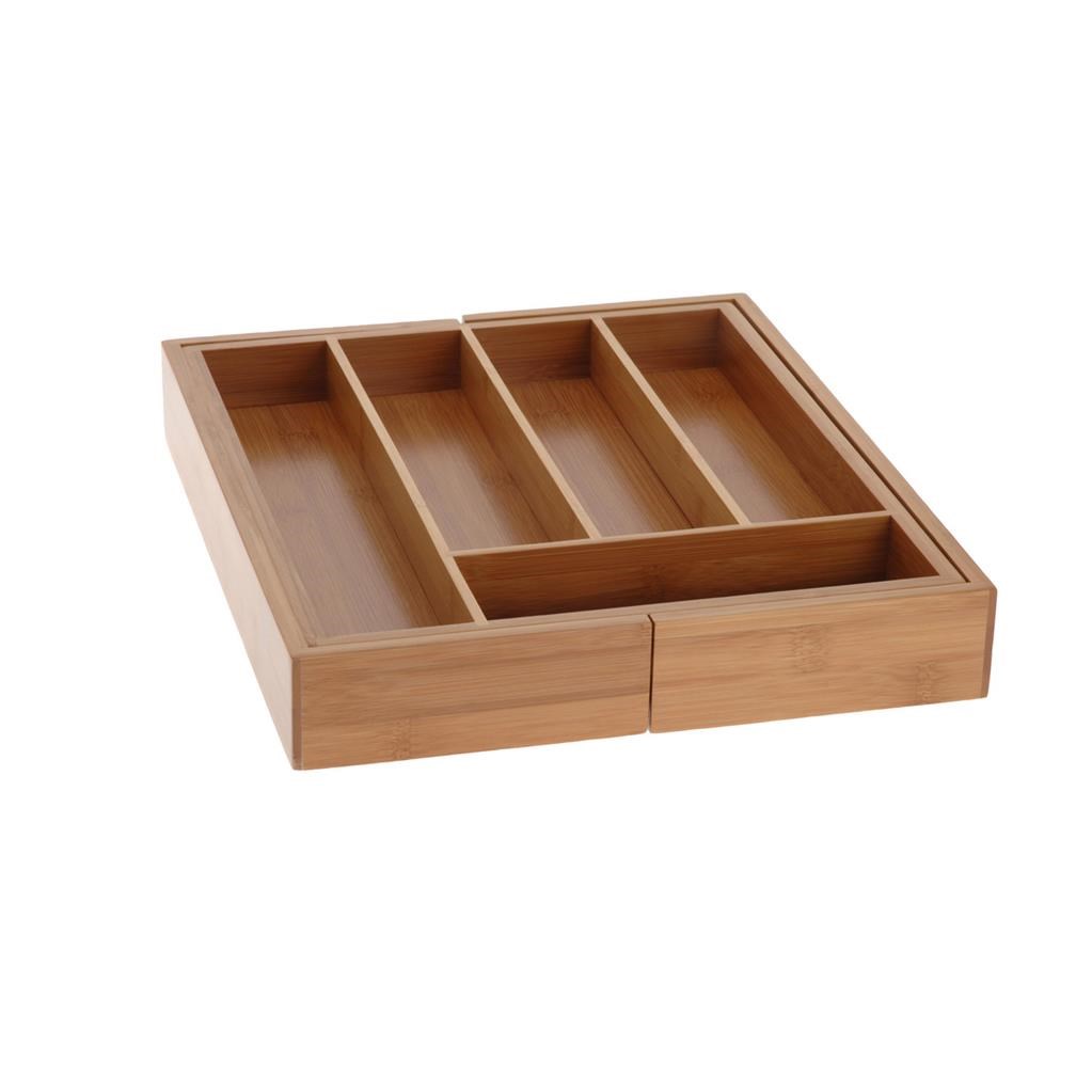 Orion posuvný príborník Bambus 33,5 x 28,5/45 x 5 cm