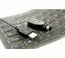 Silikonová klávesnice, čierna