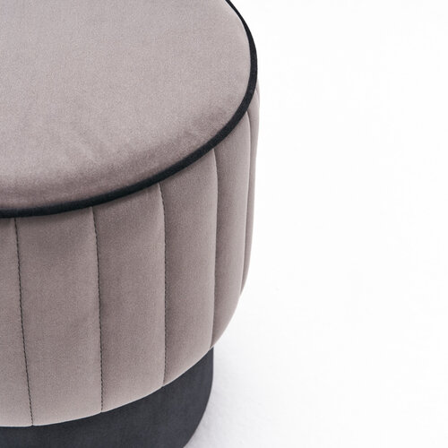 Taburet Rose Pouf Gri
