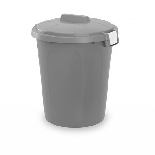 Odpadkový koš Dustbin, 50 l, šedá