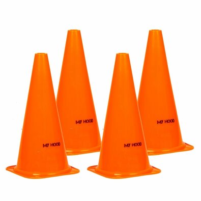 Stożki treningowe My Hood 302045, 4 szt., 40 cm