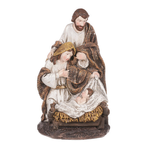 Betlehemska rodina, 9 x 16 x 8 cm, poliresin