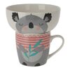 Otroški set skodelice in lončka Koala, porcelan