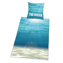 Pościel bawełniana The Ocean, 140 x 200 cm, 70 x 90 cm